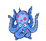Gif animé amour poulpe